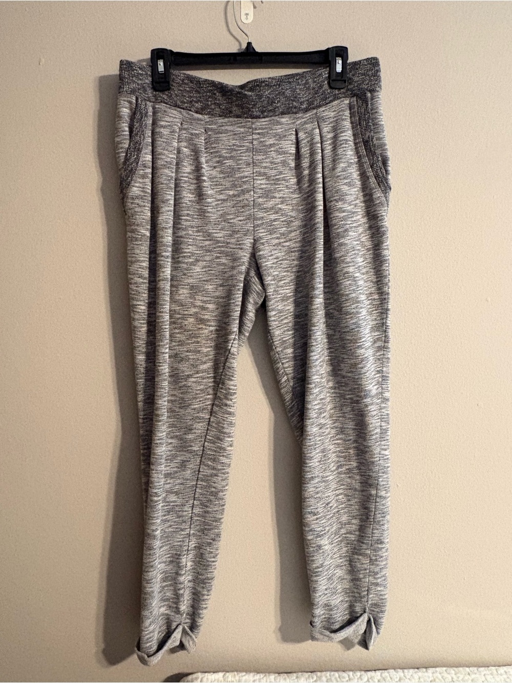 Victoria's Secret Gray Marled French Terry Cuffed Sweatpants